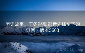 历史故事：丁冬影视 影音先锋留下的谜团 · 版本5603