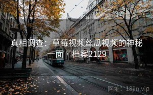 真相调查：草莓视频丝瓜视频的神秘一面 · 档案2129